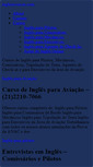 Mobile Screenshot of inglesparaaviacao.globalaviationenglish.com